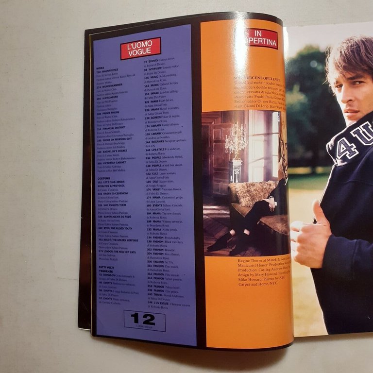 L’UOMO VOGUE n. 362 luglio/agosto2005 Edizioni Condé Nast S.p.A