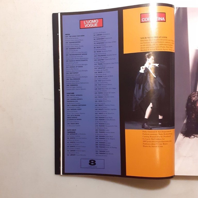 L’UOMO VOGUE N. 372 luglio/agosto 2006 Edizioni Condé Nast S.p.A