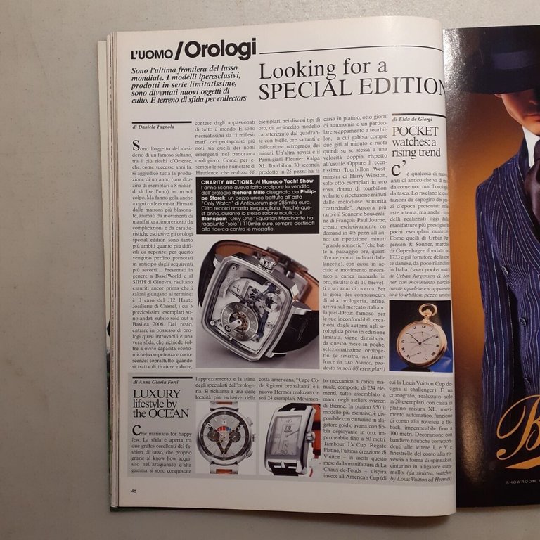 L’UOMO VOGUE N. 375 novembre 2006 Edizioni Condé Nast S.p.A