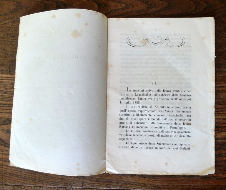 LA BANCA E IL NAPOLEONE D'ORO,1858 Bologna[delle Quattro Legazioni,storia | Immagine Gallery 2