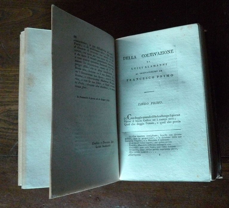 LA COLTIVAZIONE DI LUIGI ALAMANNI E LE API DI GIOVANNI …