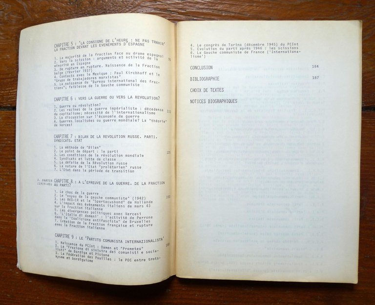 LA GAUCHE COMMUNISTE D'ITALIE,1982 CCI[storia comunismo,Italia,Bordiga | Immagine Gallery 3