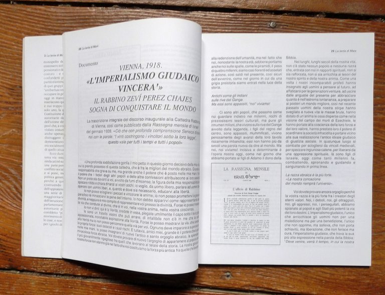 LA LENTE DI MARX 2/1994[dossier EBREI BRAVA GENTE,razzismo sionista,fascismo