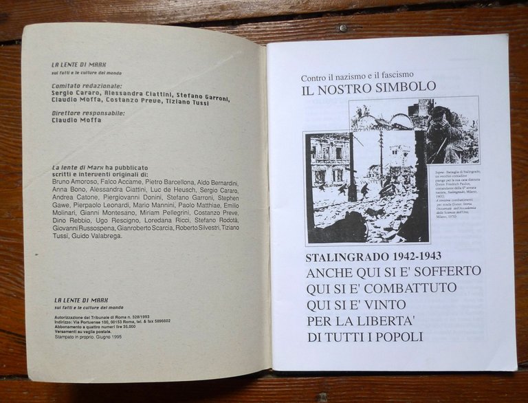 LA LENTE DI MARX 3/1995[dossier:PIANETA SUD,I NUOVI DANNATI DELLA TERRA