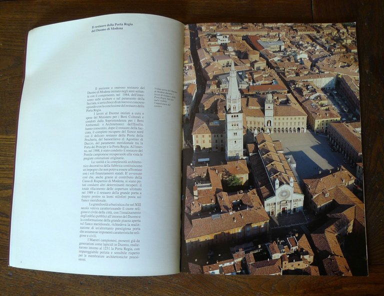 LA PORTA REGIA DEL DUOMO DI MODENA.IL RESTAURO,1991[arte,architettura