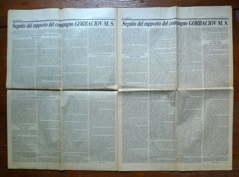 LA PRAVDA n.57 1986.XXVII CONGRESSO DEL PARTITO COMUNISTA DELL'UNIONE SOVIETICA | Immagine Gallery 3