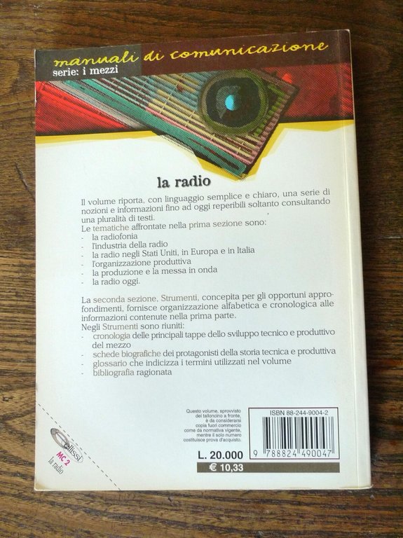 LA RADIO,2000 Ellissi[MANUALI DI COMUNICAZIONE