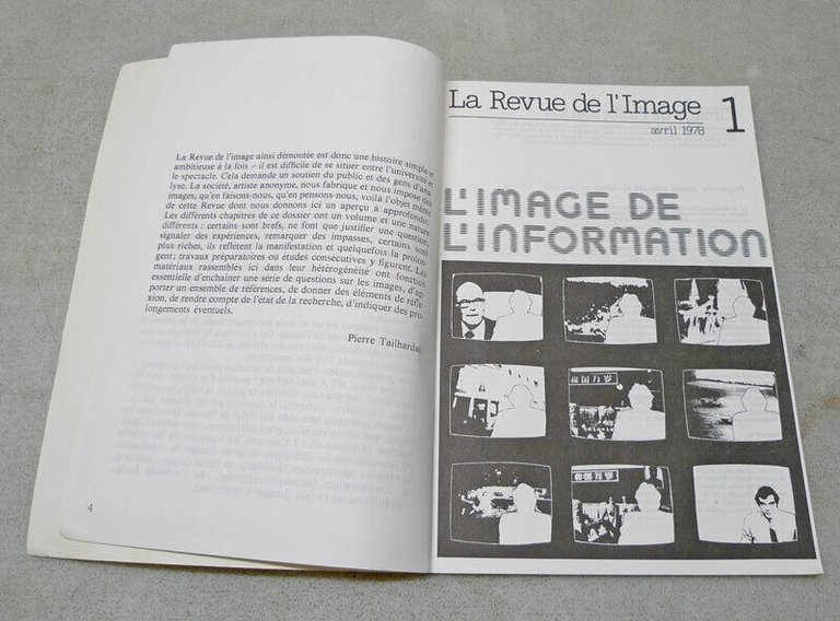 LA REVUE DE L'IMAGE.Dossier n.1-9,1978-79,Centre Georges Pompidou[Audiovisuel