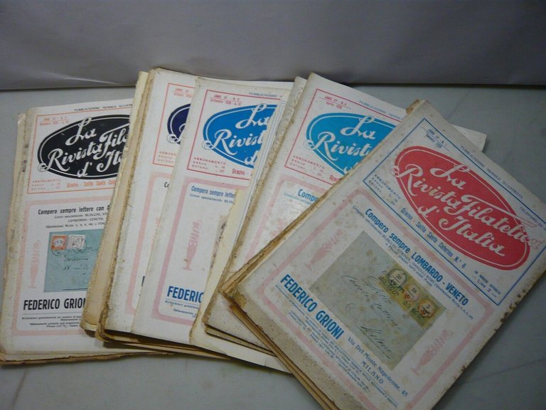 LA RIVISTA FILATELICA D’ITALIA,Anno XV - 1928,S.A.G. Electa, Genova, 1928