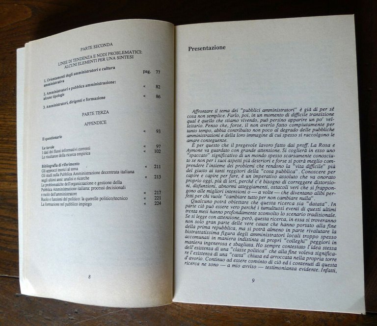 La Rosa/Aymone,ALLA RICERCA DELL'AMMINISTRATORE,1995 FrancoAngeli[Emilia Romagna