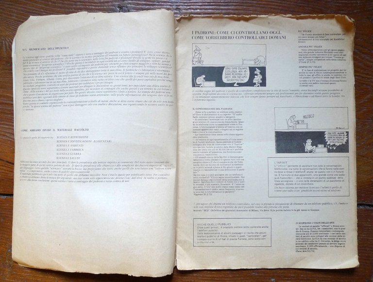 LA SCIENZA CONTRO I PROLETARI,1973 Stampa Alternativa[controinformazione | Immagine Gallery 4