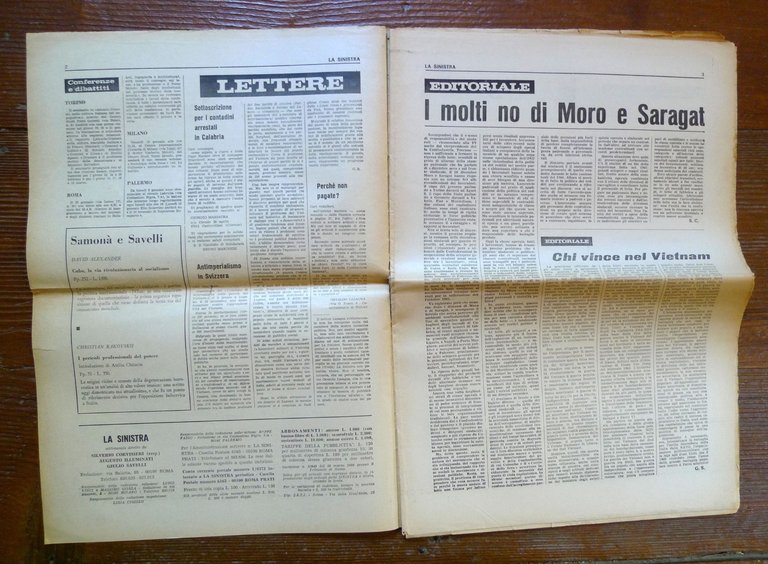 LA SINISTRA Nuova Serie Ann.III n.1 13 Gen.1968[rivista,comunismo,Corvisieri | Immagine Gallery 2