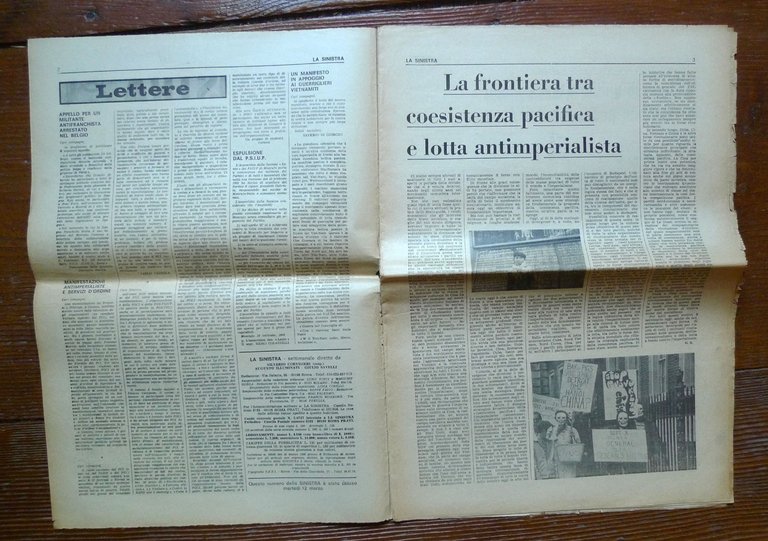 LA SINISTRA Nuova Serie Ann.III n.10 16 Mar.1968[rivista,comunismo,Corvisieri | Immagine Gallery 2