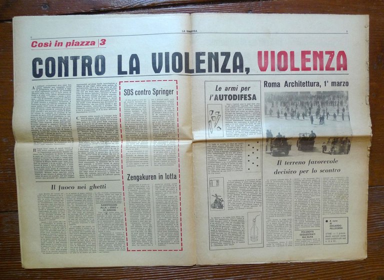 LA SINISTRA Nuova Serie Ann.III n.10 16 Mar.1968[rivista,comunismo,Corvisieri | Immagine Gallery 4
