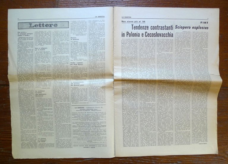 LA SINISTRA Nuova Serie Ann.III n.13 6 Apr.1968[rivista,comunismo,Corvisieri | Immagine Gallery 2
