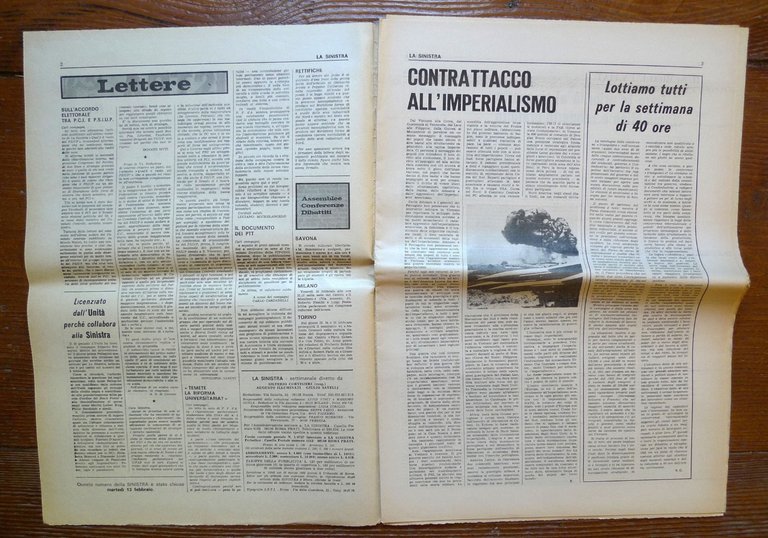 LA SINISTRA Nuova Serie Ann.III n.6 17 Feb.1968[rivista,comunismo,Corvisieri | Immagine Gallery 2