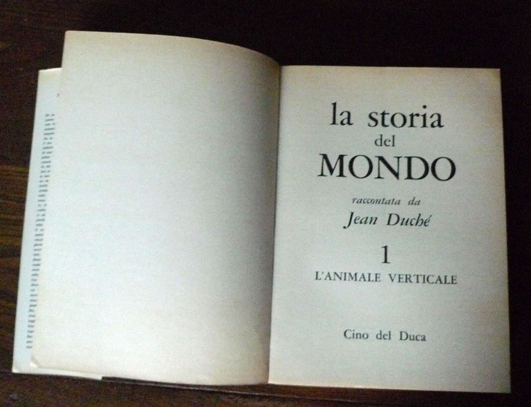 LA STORIA DEL MONDO RACCONTATA DA JEAN DUCHÉ,1961 Cino del …
