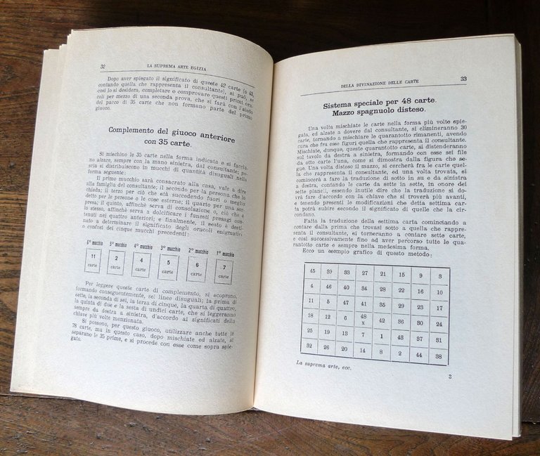LA SUPREMA ARTE EGIZIA DELLA DIVINAZIONE CON LE CARTE,'90 Rebis[esoterismo,MAGIA