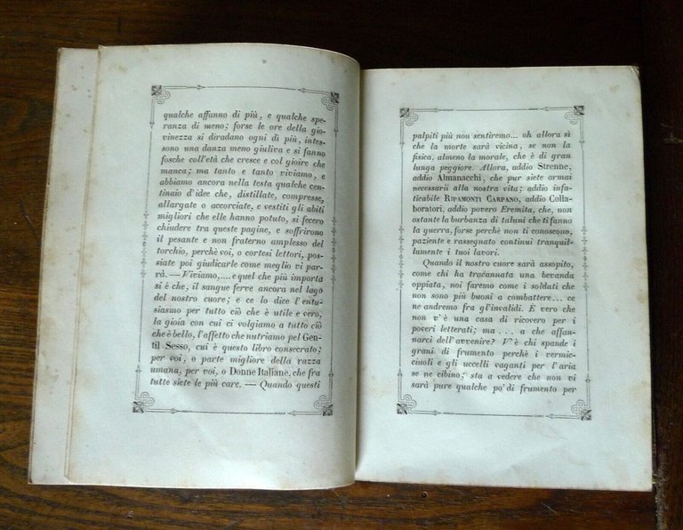 LA VIOLA DEL PENSIERO.DONO AL GENTIL SESSO,1846 Ripamonti Carpano[STRENNA