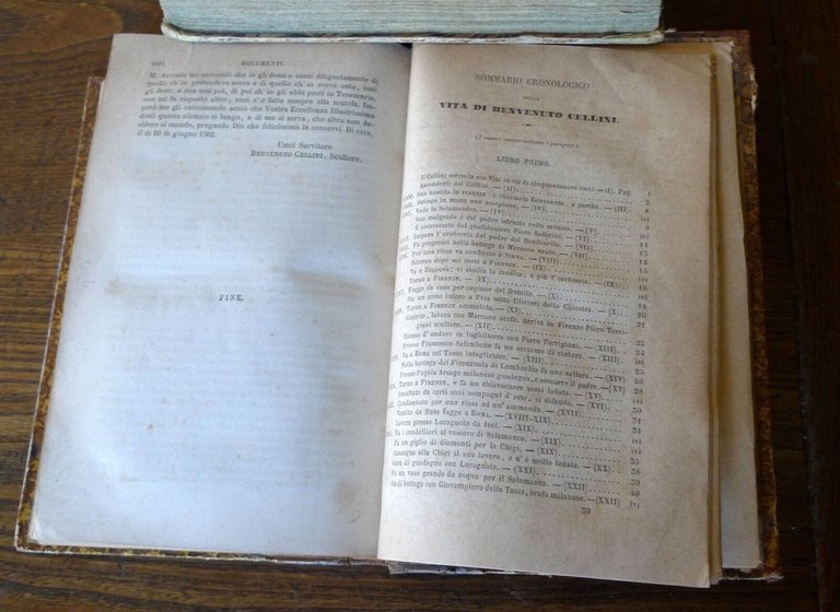 LA VITA DI BENVENUTO CELLINI SCRITTA DA LUI MEDESIMO,1866 Le …