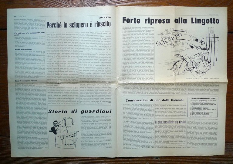 LA VOCE OPERAIA Lug.1966[Lotta alla Fiat,autonomia,Torino,comunismo | Immagine Gallery 2