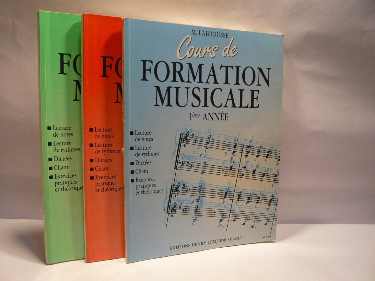 Labrousse,COURS DE FORMATION MUSICALE,voll. 1,2,3 ,1993[musica,manuale
