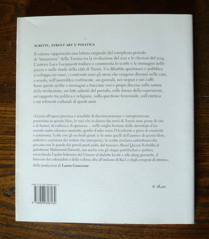 Lacquaniti,I MURI DI TUNISI.SEGNI DI RIVOLTA,2015 Exorma[Tunisia,STREET ART