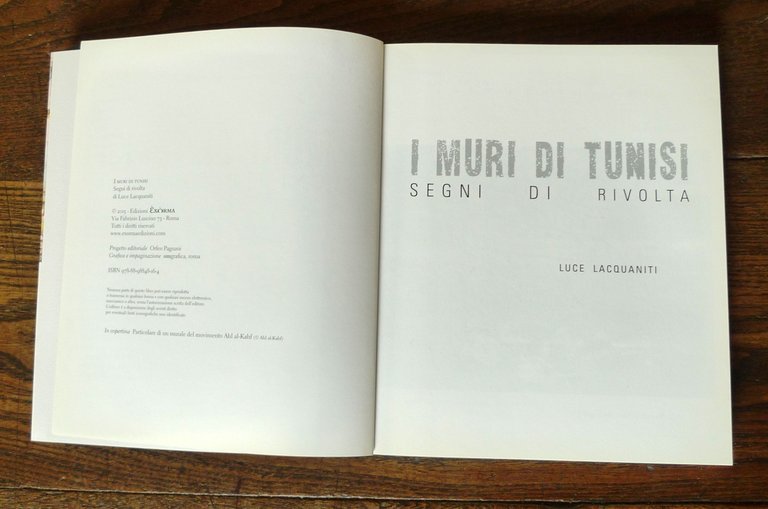 Lacquaniti,I MURI DI TUNISI.SEGNI DI RIVOLTA,2015 Exorma[Tunisia,STREET ART