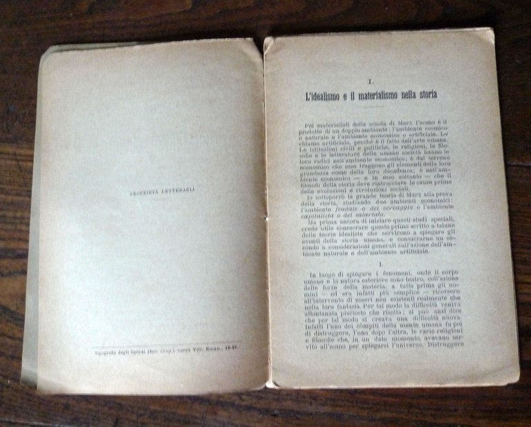 Lafargue,IL MATERIALISMO ECONOMICO DI CARLO MARX,1894 Critica sociale[filosofia