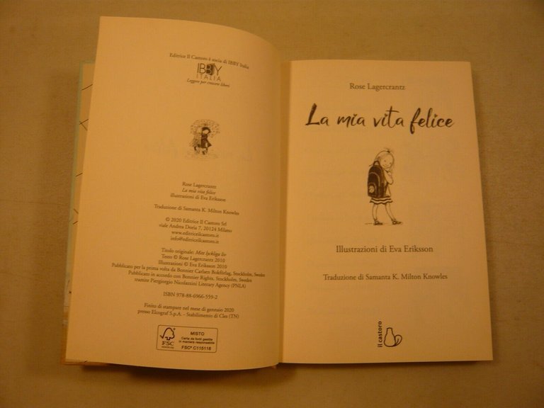 Lagercrantz e Eva Eriksson, LA MIA VITA FELICE, Il Castoro, …