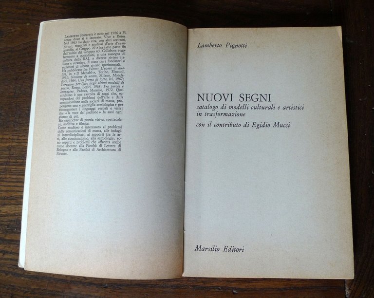 Lamberto Pignotti,NUOVI SEGNI,1973 Marsilio[poesia,verbo-visiva,grafica,arte