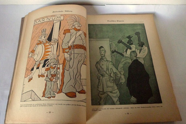 Langen/Heine,SIMPLICISSIMUS.1917,1918[settimanale satira,illustrazione,LOTTO