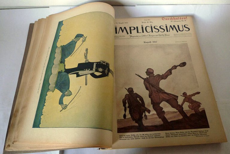 Langen/Heine,SIMPLICISSIMUS.1917,1918[settimanale satira,illustrazione,LOTTO