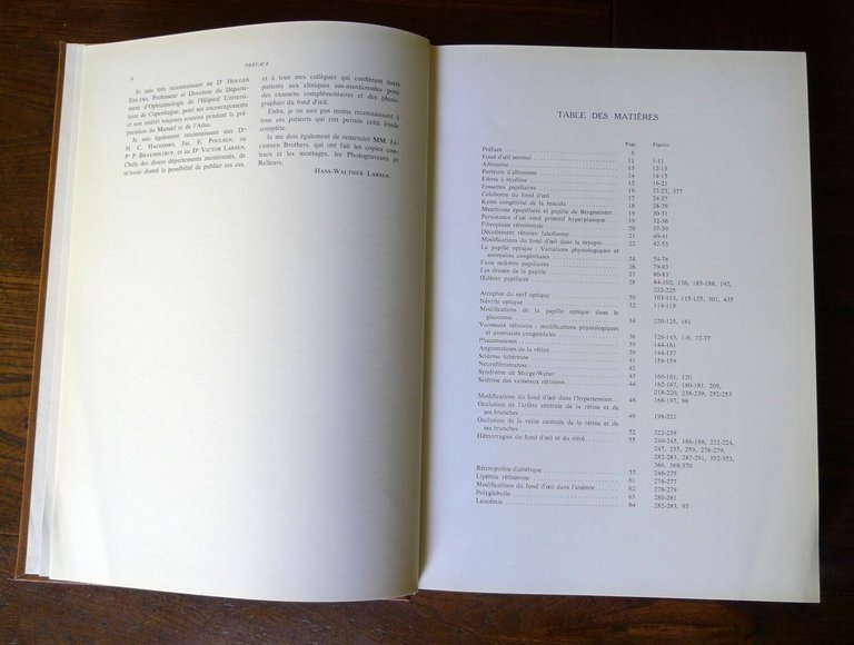 Larsen,MANUEL ET ATLAS DU FOND D'OEIL NORMAL ET PATHOLOGIQUE,1971[OFTALMOLOGIA