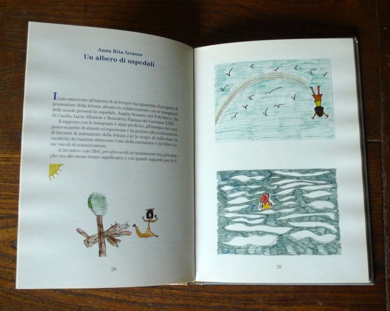 Laterza,ARTERAPIA INFANTILE:TRE ANNI DI TEATRO IN CORSIA,1998[pediatria,arte