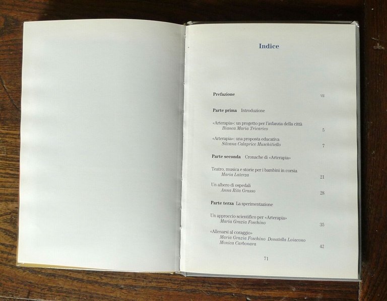 Laterza,ARTERAPIA INFANTILE:TRE ANNI DI TEATRO IN CORSIA,1998[pediatria,arte