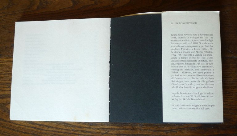 Laura Rossi Ravaioli,TRIANGOLANTE MOSSO,1993 Centro Int.della Grafica di Venezia