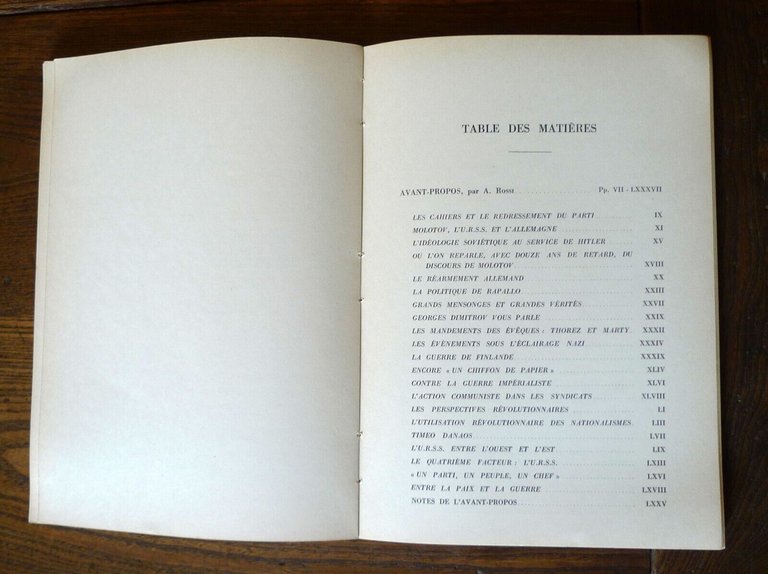 LE CAHIERS DU BOLCHEVISME PENDANT LA CAMPAGNE 1939-1940,1951[comunismo,Francia