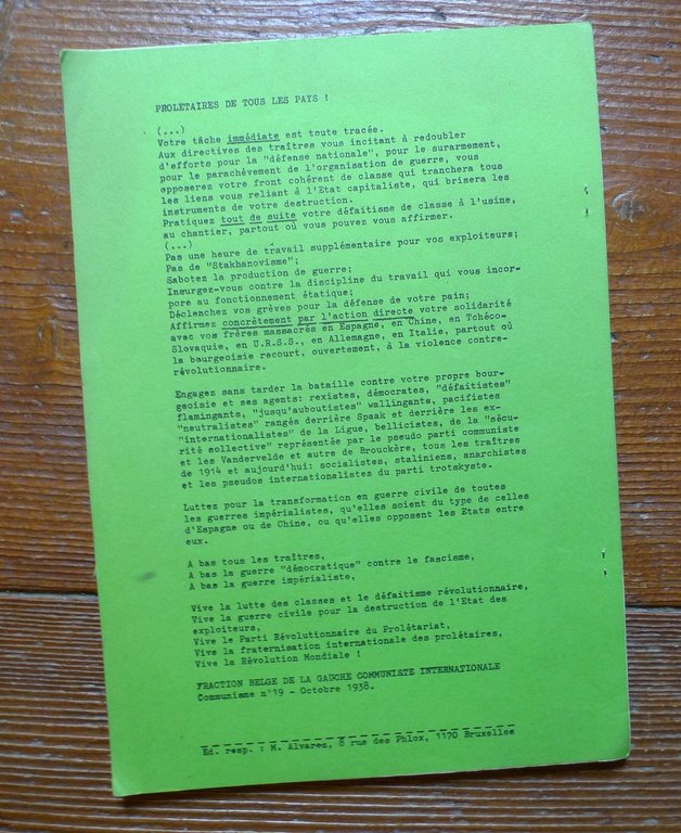 LE COMMUNISTE 14 1982.Groupe Communiste Internationaliste,Bruxelles[comunismo | Immagine Gallery 2
