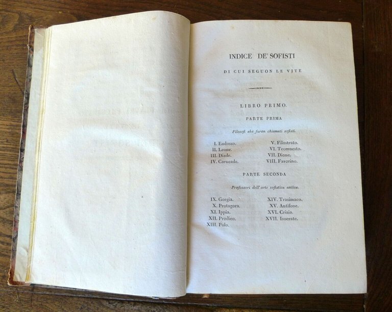 LE OPERE DEI DUE FILOSTRATI VOLGARIZZATE DA V.LANCETTI,1828[STORIA,FILOSOFIA