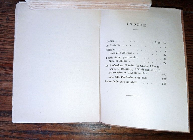 LE OPERE MINORI DI DANTE ALIGHIERI,VII.ECLOGHE,SALMI,CREDO,Sansoni[Passerini