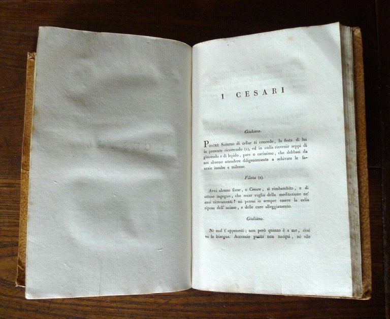 LE OPERE SCELTE DI GIULIANO IMPERATORE,1822 Sonzogno[volgarizzate da PETRETTINI