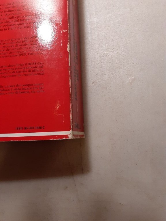 Leboyer,Sperandio,TRATTATO DI PSICOLOGIA DEL LAVORO,Borla 1993
