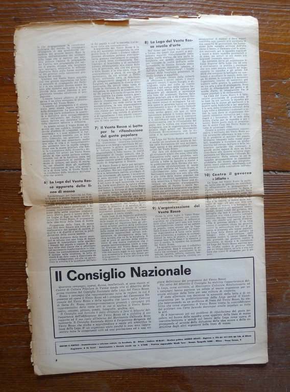 LEGA DEL VENTO ROSSO.Suppl.SERVIRE IL POPOLO n.47 1973[ARTE PROLETARIA,comunismo | Immagine Gallery 3
