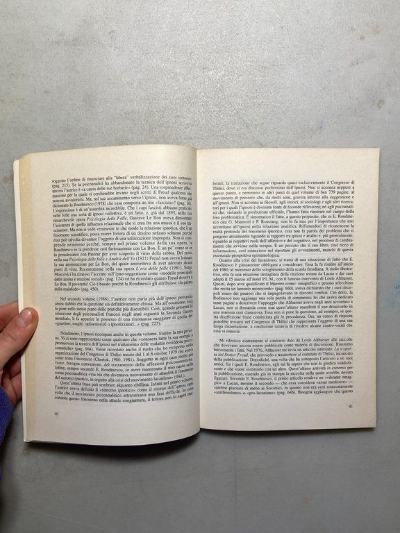 Léon Chertok, IPNOSI E PSICOANALISI, Armando, Roma, 1994