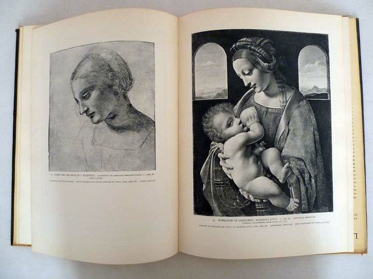 LÉONARD DE VINCI,Phaidon 1954[Leonardo da Vinci,arte,pitture,disegni