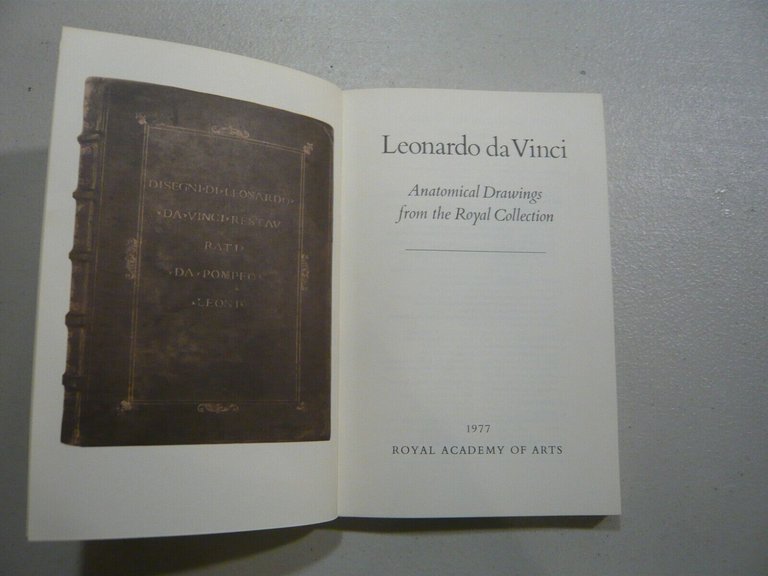 LEONARDO DA VINCI Anatomical drawings from the royal collection, 1977