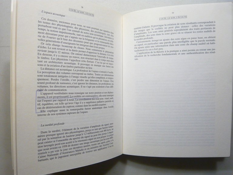 LES CINQ SENS DE LA CREATION. Art, tecnologie, sensorialité,1996[Mario Borillo