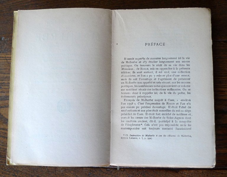 LES POÉSIES DE MALHERBE,1926 Garnier[poesia,Philippe Martinon,Maurice Allem