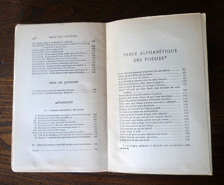LES POÉSIES DE MALHERBE,1926 Garnier[poesia,Philippe Martinon,Maurice Allem
